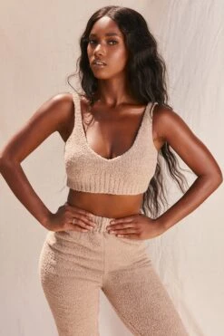 Cosy Low V Neck Tank Top In Sand -Sway Line Zone 2996 5 time to chill sandy cosy crop top high waisted legging loungewear two piece set 5db3e79f 3422 41cb 8d1b fb3f1c22cf8d