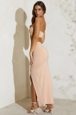 Bandeau Crop Top In Blush -Sway Line Zone 5285 5253 5 Noya Melati Blush Bandeau Crop Top Twist High Slit Maxi Skirt 2f15d5f9 b47d 437a b263 94b141166272