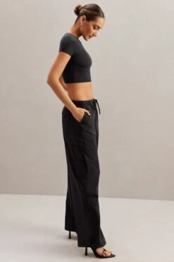 Monowire Crop Top In Black -Sway Line Zone 5827 6718 5 Aara Black Monowire Crop Top Rori Cargo Trousers 9e299705 763c 4a9c abf6 8e1aac2b7240
