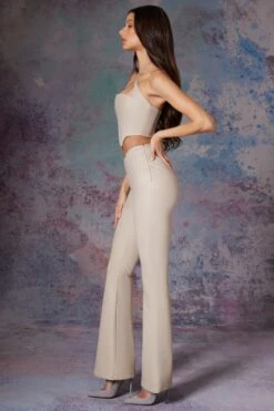 Vegan Leather Corset Crop Top In Stone -Sway Line Zone 6175 6176 5 Amdis Stone Cross Front Corset Aluna Pu Stright Leg Cargo Trousers d2cee312 bb8b 4296 ad02 a6424c2307e0