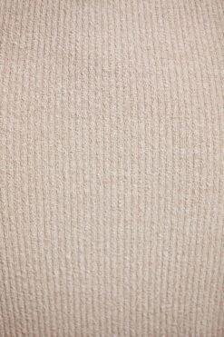 Asymmetric Long Sleeve Crop Top In Beige -Sway Line Zone 6312 6711 1 Praline One Shoulder Crop Top Maxi Skirt