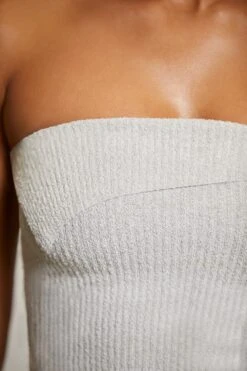 Overlap Bandeau Crop Top In Grey -Sway Line Zone 6713 6718 1 Alloy Green Overlap Bandeau Top Cargos