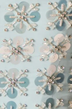 Hand Embellished Bandeau Corset Crop Top In Blue -Sway Line Zone 6798 6799 15 Blue Strapless Cropped Embellished Top Embellished Maxi Split Skirt 97f745d7 5818 41f1 a25a 2be4f779062d