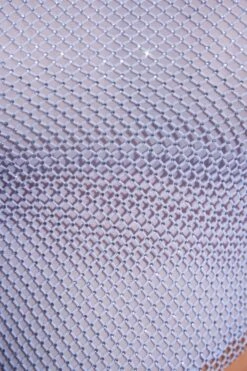 Embellished Open Back Crop Top In Blue -Sway Line Zone 6939 6941 15 Blue Crop Top Handkerchief Hem midaxi Skirt