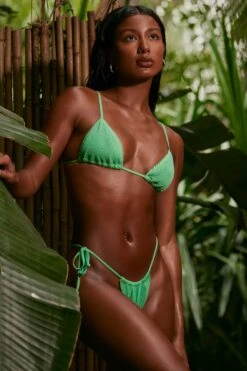 Best Seller 7 Multi-wear Triangle Bikini Top In Seafoam Green