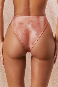 High Leg Bikini Bottoms In Rust -Sway Line Zone n0002 rust